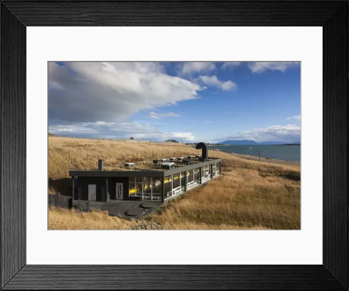 Framed Print : Chile, Magallanes Region, Puerto Natales, Hotel Remota Framed Print : Chile, Magallanes Region, Puerto Natales, Hotel Remota