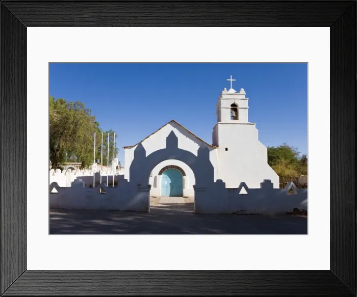 Framed Print : Chile, Norte Grande, Atacama desert, San Pedro de Atacama, Iglesia San Pedro, Colonial Framed Print : Chile, Norte Grande, Atacama desert, San Pedro de Atacama, Iglesia San Pedro, Colonial