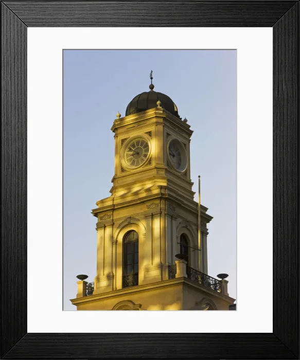 Framed Print : Chile, Santiago, Plaza de Armas, Museum Historico Nacional