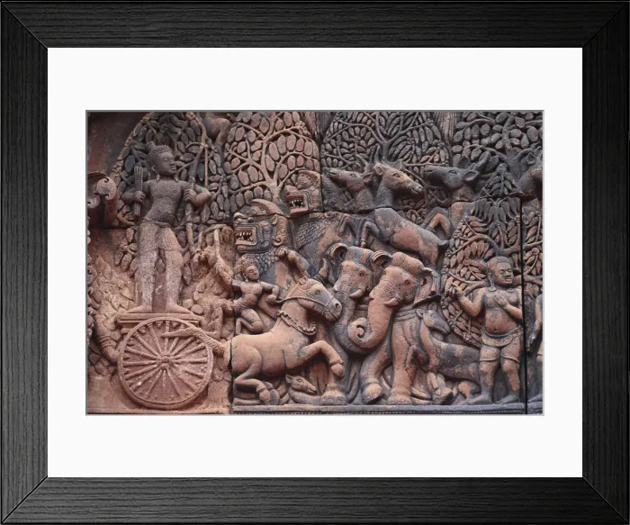 Framed Print : Banteay Srei temple (967), Angkor, Cambodia