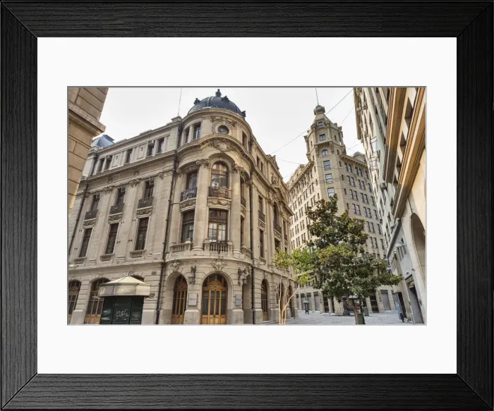Framed Print : Santiago Stock Exchange building, Bolsa de Comercio (1917), Santiago, Chile Framed Print : Santiago Stock Exchange building, Bolsa de Comercio (1917), Santiago, Chile