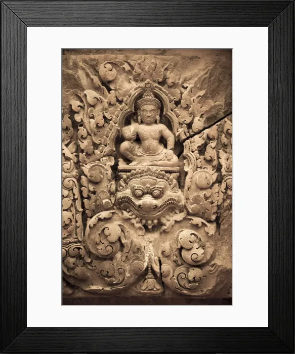 Framed Print : Cambodia, Temples of Angkor (UNESCO site), Banteay Srei Temple, central sanctuary Framed Print : Cambodia, Temples of Angkor (UNESCO site), Banteay Srei Temple, central sanctuary