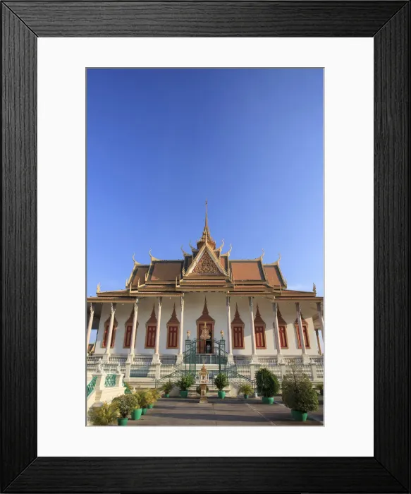 Framed Print : Cambodia, Phnom Penh, Royal Palace, Silver Pagoda Framed Print : Cambodia, Phnom Penh, Royal Palace, Silver Pagoda