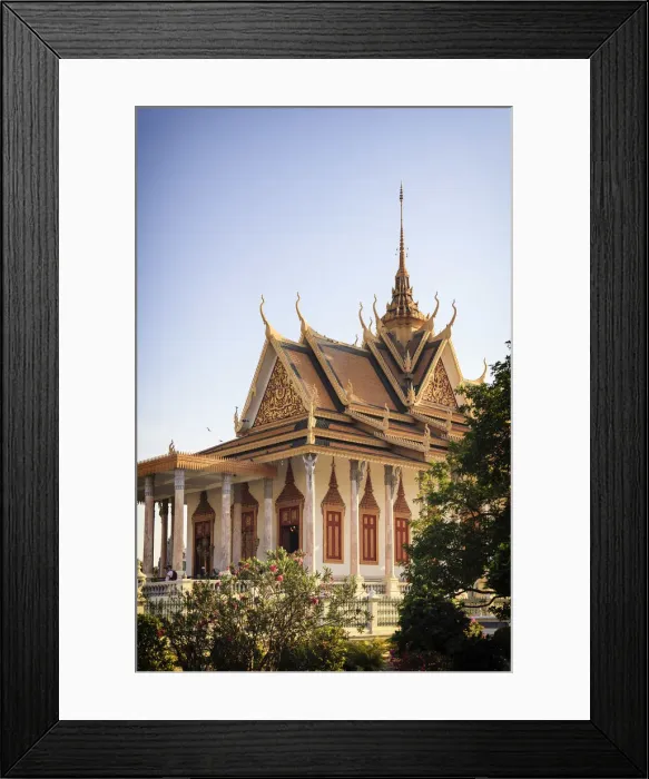 Framed Print : Cambodia, Phnom Penh, Royal Palace, Silver Pagoda Framed Print : Cambodia, Phnom Penh, Royal Palace, Silver Pagoda