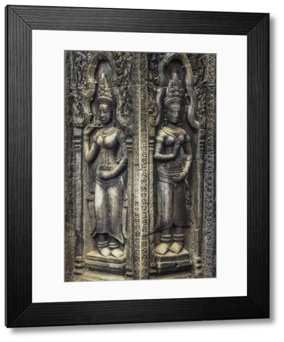 Framed Print : Cambodia, Temples of Angkor (UNESCO site), Ta Prohm