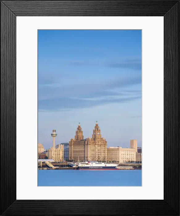 Framed Print : United Kingdom, England, Merseyside, Liverpool, View of Liverpool skyline Framed Print : United Kingdom, England, Merseyside, Liverpool, View of Liverpool skyline