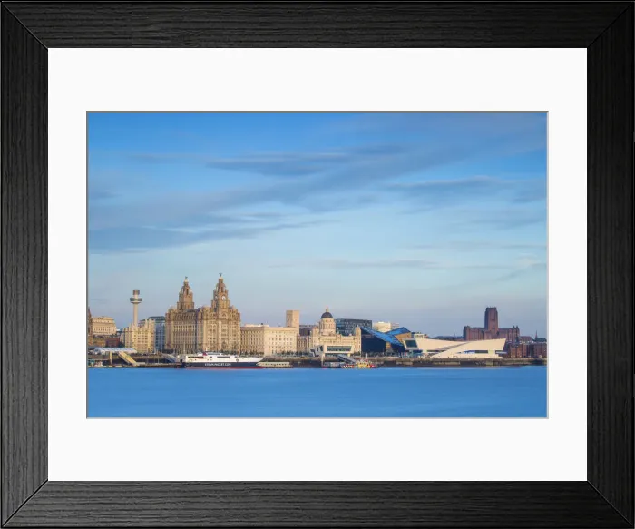 Framed Print : United Kingdom, England, Merseyside, Liverpool, View of Liverpool skyline Framed Print : United Kingdom, England, Merseyside, Liverpool, View of Liverpool skyline
