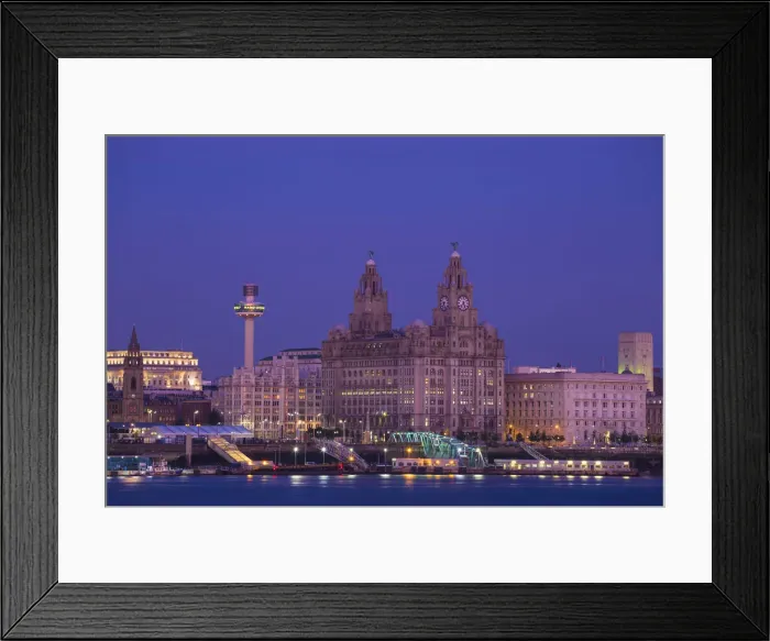 Framed Print : United Kingdom, England, Merseyside, Liverpool, View of Liverpool skyline Framed Print : United Kingdom, England, Merseyside, Liverpool, View of Liverpool skyline
