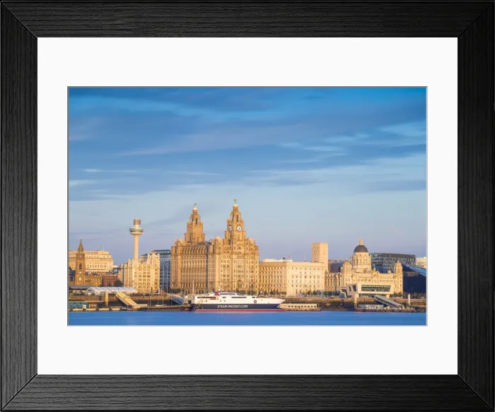 Framed Print : United Kingdom, England, Merseyside, Liverpool, View of Liverpool skyline Framed Print : United Kingdom, England, Merseyside, Liverpool, View of Liverpool skyline
