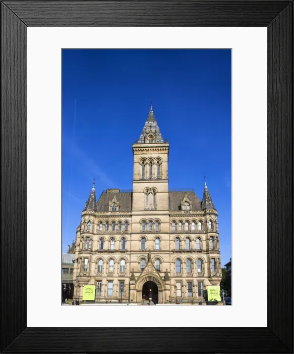 Framed Print : United Kingdom, England, Greater Manchester, Manchester, Town Hall