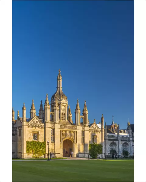 UK, England, Cambridgeshire, Cambridge, Kings College, Gatehouse