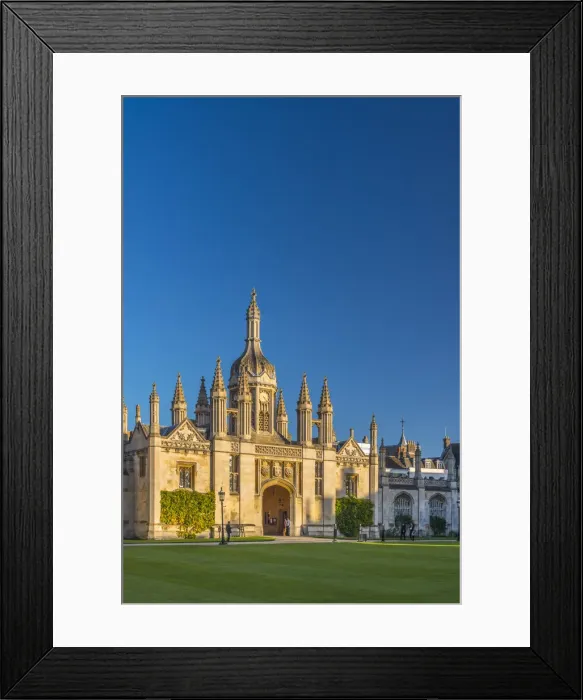 Framed Print : UK, England, Cambridgeshire, Cambridge, Kings College, Gatehouse Framed Print : UK, England, Cambridgeshire, Cambridge, Kings College, Gatehouse