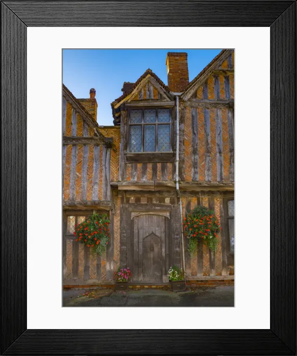 Framed Print : UK, England, Suffolk, Lavenham, Water Street Framed Print : UK, England, Suffolk, Lavenham, Water Street
