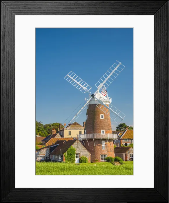 Framed Print : UK, England, Norfolk, North Norfolk, Cley-next-the-Sea, Cley Windmill Framed Print : UK, England, Norfolk, North Norfolk, Cley-next-the-Sea, Cley Windmill