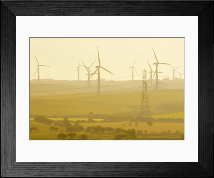 Framed Print : United Kingdom, Wales, Gwynedd, Anglesey, Wind Turbines Framed Print : United Kingdom, Wales, Gwynedd, Anglesey, Wind Turbines