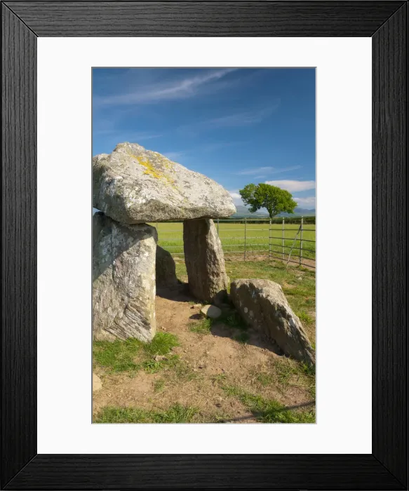 Framed Print : United Kingdom, Wales, Gwynedd, Anglesey, Bodowyr Burial Chamber Framed Print : United Kingdom, Wales, Gwynedd, Anglesey, Bodowyr Burial Chamber