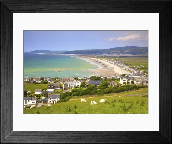 Framed Print : Borth, Cardigan Bay, Wales, United Kingdom, Europe Framed Print : Borth, Cardigan Bay, Wales, United Kingdom, Europe