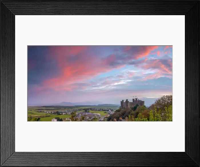 Framed Print : Uk, Wales, Gwynedd, Harlech, Harlech Castle, Mountains of Snowdonia National Park Framed Print : Uk, Wales, Gwynedd, Harlech, Harlech Castle, Mountains of Snowdonia National Park