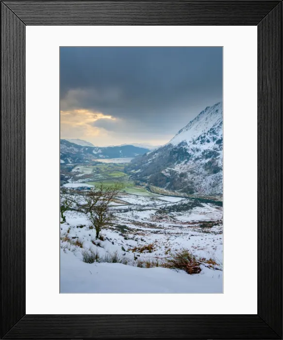 Framed Print : UK, Wales, Gwynedd, Nant Gwynant Valley, Llyn Gwynant Lake Framed Print : UK, Wales, Gwynedd, Nant Gwynant Valley, Llyn Gwynant Lake