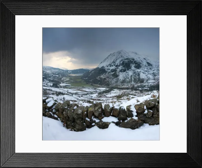 Framed Print : UK, Wales, Gwynedd, Nant Gwynant Valley, Llyn Gwynant Lake Framed Print : UK, Wales, Gwynedd, Nant Gwynant Valley, Llyn Gwynant Lake