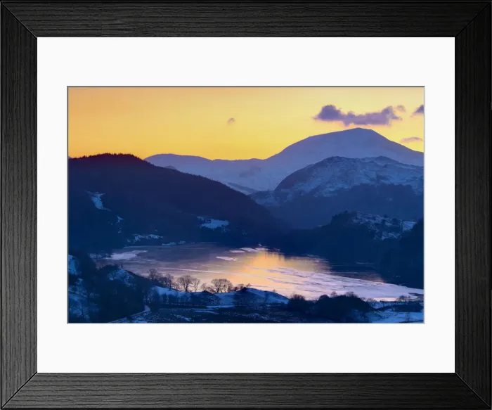 Framed Print : UK, Wales, Gwynedd, Nant Gwynant Valley, Llyn Gwynant Lake Framed Print : UK, Wales, Gwynedd, Nant Gwynant Valley, Llyn Gwynant Lake