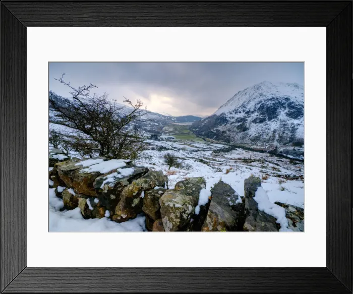 Framed Print : UK, Wales, Gwynedd, Nant Gwynant Valley Framed Print : UK, Wales, Gwynedd, Nant Gwynant Valley