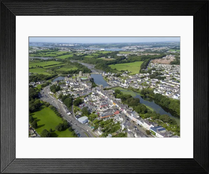 Framed Print : United Kingdom, Wales, Pembrokeshire, Pembroke Castle