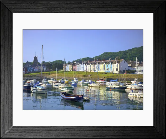 Framed Print : The Harbour at Aberaeron, Cardigan Bay, Wales, United Kingdom, Europe Framed Print : The Harbour at Aberaeron, Cardigan Bay, Wales, United Kingdom, Europe