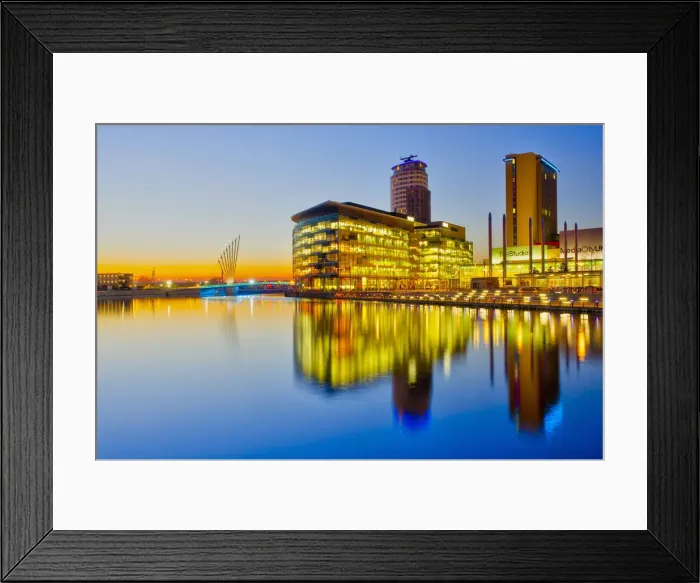 Framed Print : UK, England, Greater Manchester, Salford, Salford Quays, North Bay, MediaCityUK housing Framed Print : UK, England, Greater Manchester, Salford, Salford Quays, North Bay, MediaCityUK housing