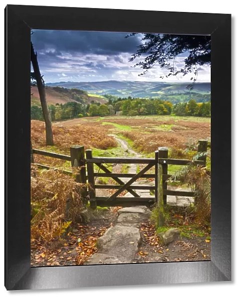 UK, England, Derbyshire, Peak District National Park, from Stanage Edge