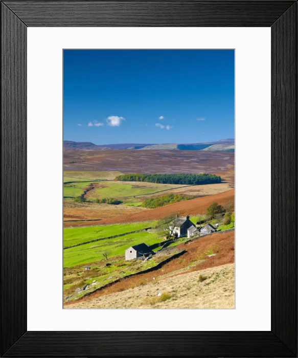 Framed Print : UK, England, Derbyshire, The Dale, North East of Hathersage Framed Print : UK, England, Derbyshire, The Dale, North East of Hathersage