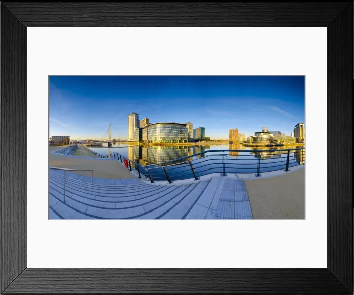 Framed Print : UK, England, Greater Manchester, Salford, Salford Quays, North Bay, MediaCityUK housing Framed Print : UK, England, Greater Manchester, Salford, Salford Quays, North Bay, MediaCityUK housing