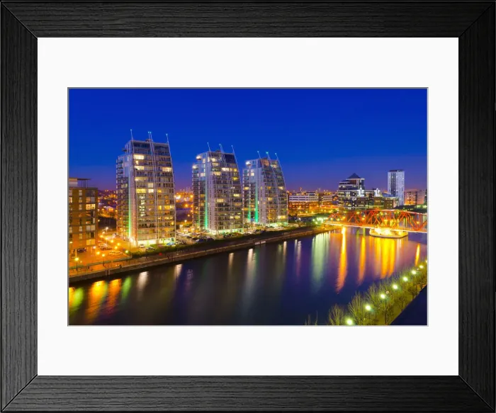 Framed Print : UK, England, Greater Manchester, Salford, Salford Quays, Huron Basin, NV Buildings Framed Print : UK, England, Greater Manchester, Salford, Salford Quays, Huron Basin, NV Buildings