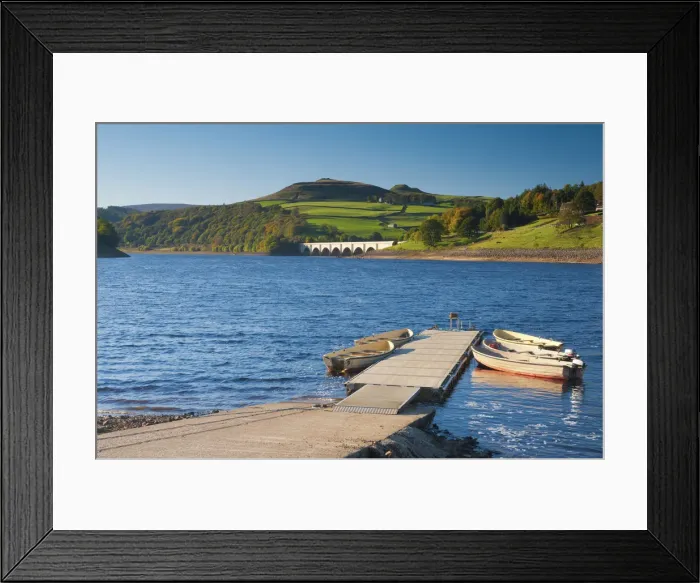 Framed Print : UK, England, Derbyshire, Peak District National Park, Ladybower Reservoir Framed Print : UK, England, Derbyshire, Peak District National Park, Ladybower Reservoir