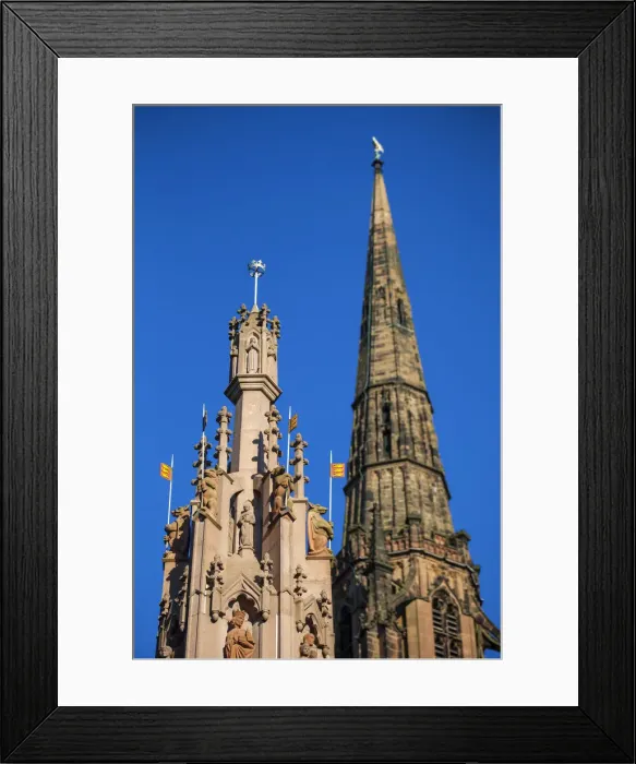 Framed Print : UK, England, Birmingham, Coventry, Coventry Cross and Cathedral Framed Print : UK, England, Birmingham, Coventry, Coventry Cross and Cathedral