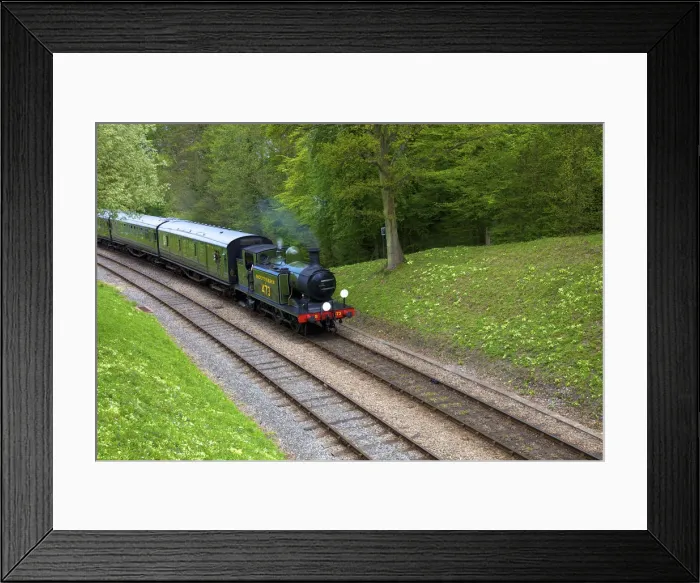 Framed Print : Steam Train on Bluebell Railway, Horsted Keynes, West Sussex, England, UK Framed Print : Steam Train on Bluebell Railway, Horsted Keynes, West Sussex, England, UK