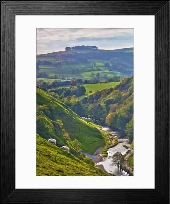 Framed Print : UK, England, Derbyshire, Peak District National Park, Dovedale Framed Print : UK, England, Derbyshire, Peak District National Park, Dovedale