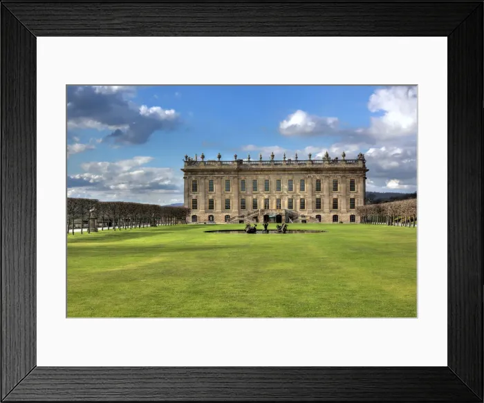 Framed Print : Chatsworth House, North Derbyshire, UK Framed Print : Chatsworth House, North Derbyshire, UK