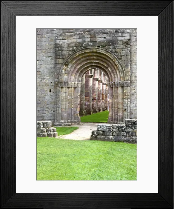 Framed Print : Ruins of Fountains Abbey, Studley Royal Park, North Yorkshire, England, UK Framed Print : Ruins of Fountains Abbey, Studley Royal Park, North Yorkshire, England, UK