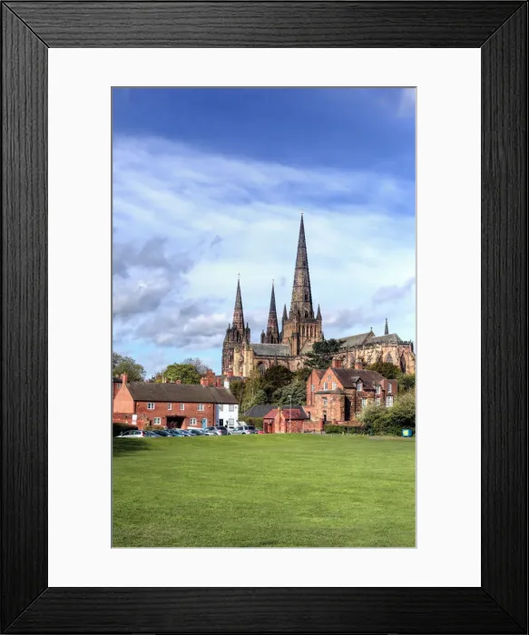 Framed Print : Lichfield Cathedral, Lichfield, Staffordshire, UK Framed Print : Lichfield Cathedral, Lichfield, Staffordshire, UK