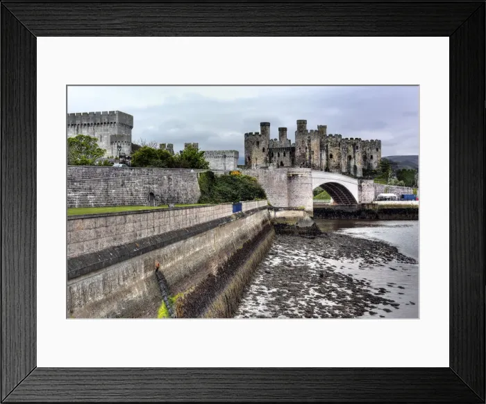 Framed Print : Castle, Conwy, Wales, UK Framed Print : Castle, Conwy, Wales, UK