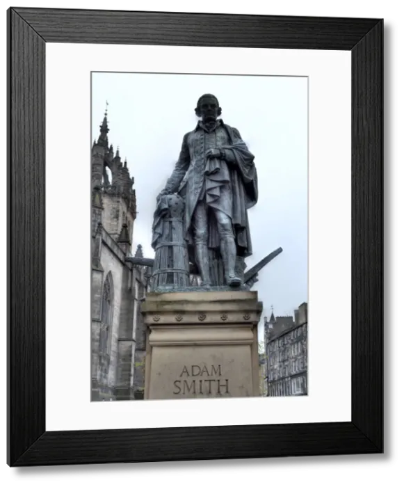 Framed Print : Monument to Adam Smith, Edinburgh, Scotland, UK Framed Print : Monument to Adam Smith, Edinburgh, Scotland, UK