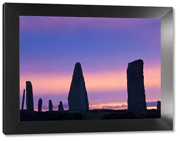 The Ring of Brodgar standing stones Orkney Islands Scotland