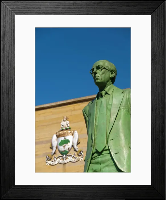 Framed Print : UK, Scotland, Glasgow, Sauchiehall Street, Statue of Donald Dewar outside Glasgow