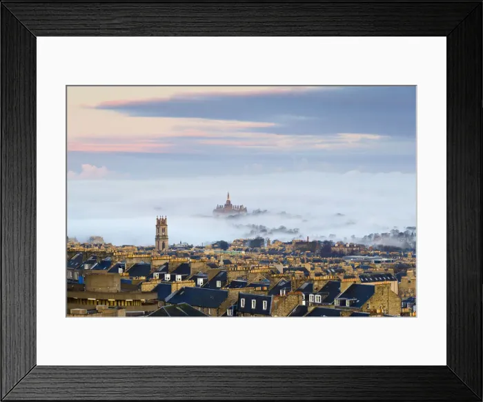 Framed Print : UK, Scotland, Edinburgh, New Town rooftops, St Framed Print : UK, Scotland, Edinburgh, New Town rooftops, St