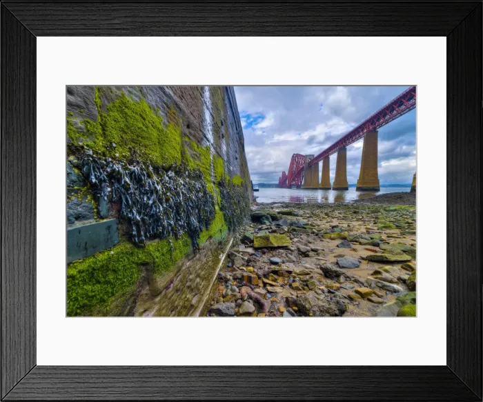 Framed Print : UK, Scotland, Edinburgh, Firth of Forth, Forth Railway Bridge