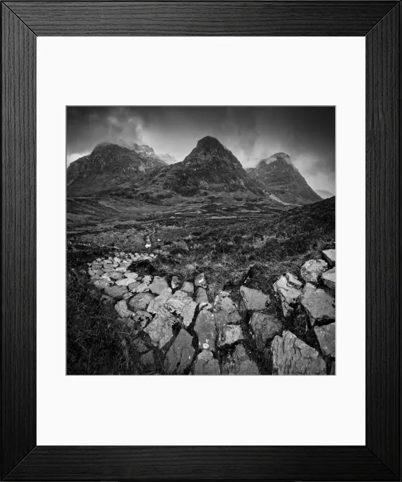 Framed Print : UK, Scotland, Highland, Glen Coe, The Three Sisters Framed Print : UK, Scotland, Highland, Glen Coe, The Three Sisters