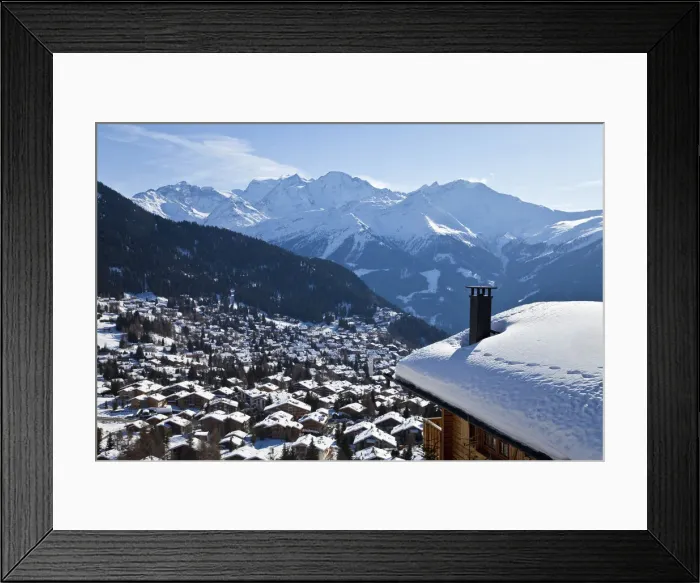 Framed Print : Verbier, Valais, Four Valleys region, Switzerland Framed Print : Verbier, Valais, Four Valleys region, Switzerland