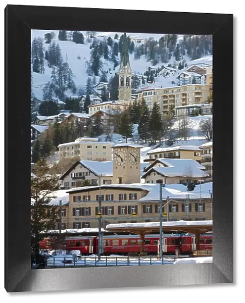 St. Moritz, Upper Engadine, Oberengadin, Graubunden region, Swiss Alps, Switzerland