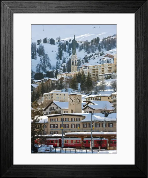 Framed Print : St. Moritz, Upper Engadine, Oberengadin, Graubunden region, Swiss Alps, Switzerland Framed Print : St. Moritz, Upper Engadine, Oberengadin, Graubunden region, Swiss Alps, Switzerland